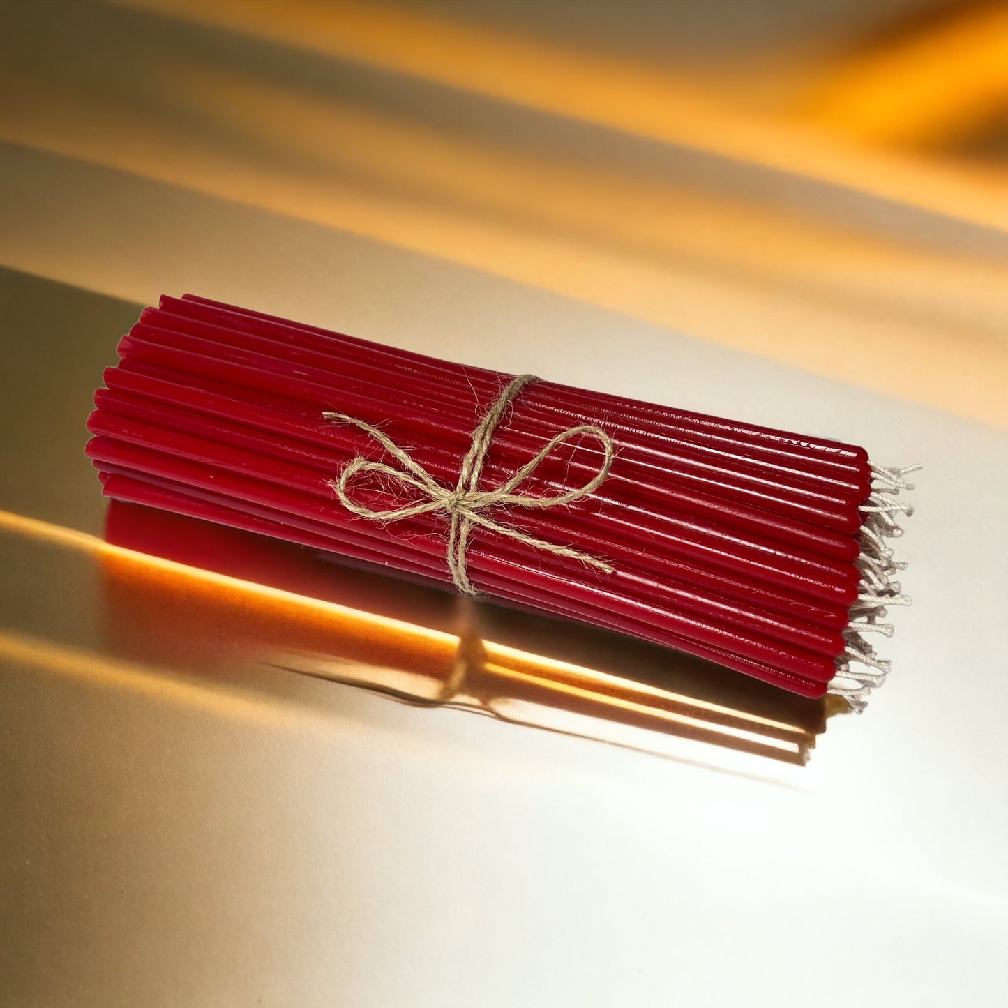 Ultra Slim Beeswax Candles Set – Assorted Colors, 7.3 in x 5 mm