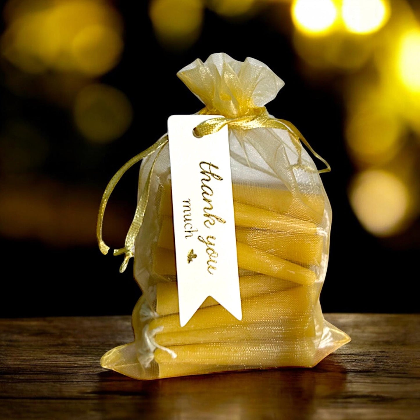 Advent Calendar Set – 31 Pure Beeswax Mini Taper Candles with Holder and Matches