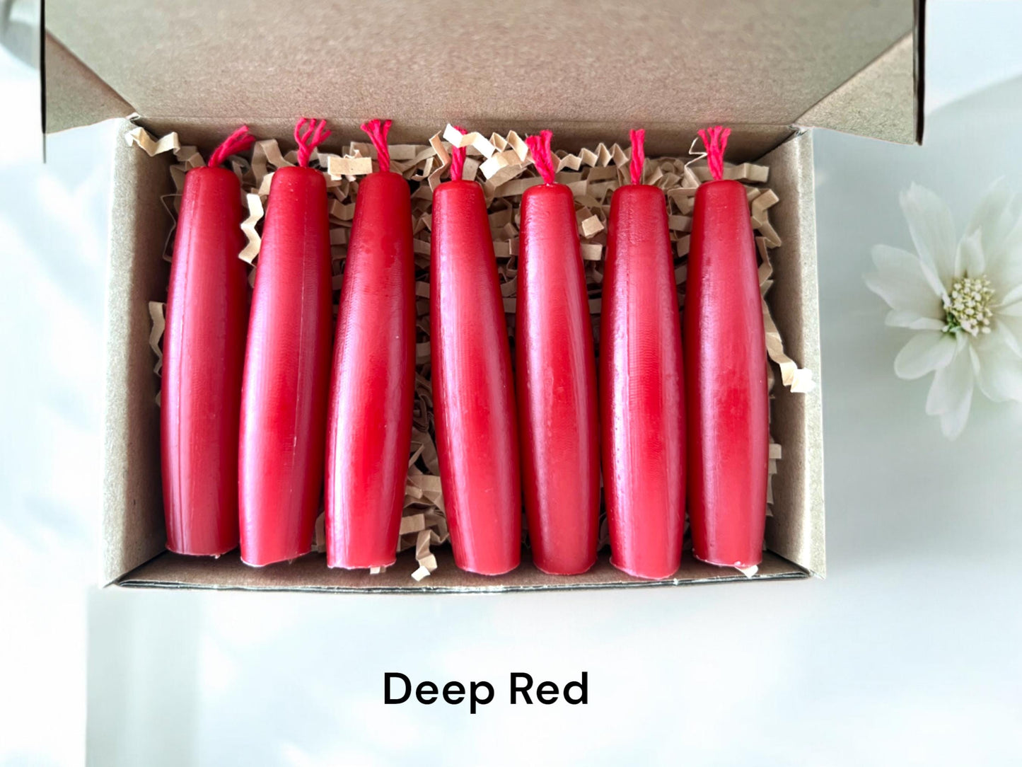 A Week of Harmony - Set of 7 Beeswax Candles 3"