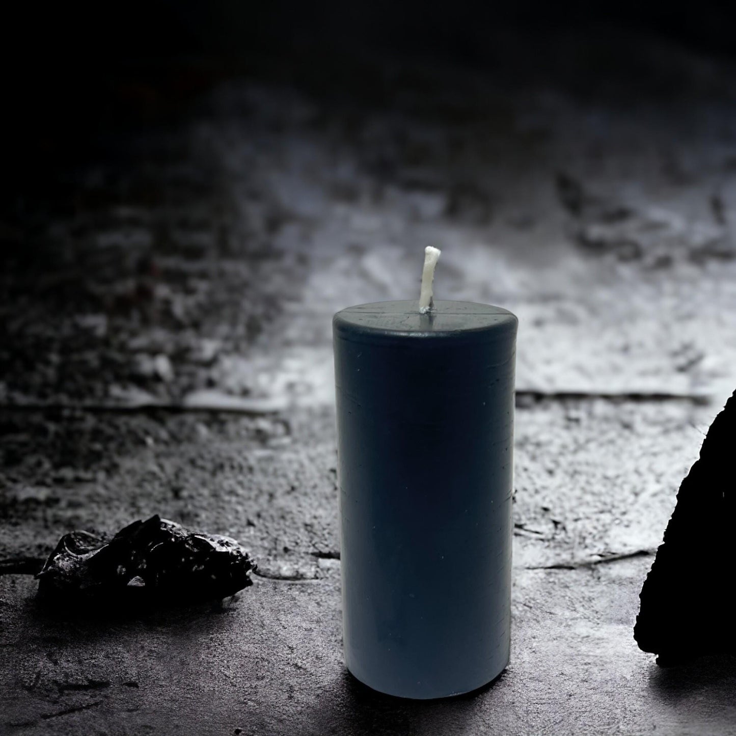 Black Sunset Glow, Long-Burning Beeswax Pillar Candles| Available in Two Sizes