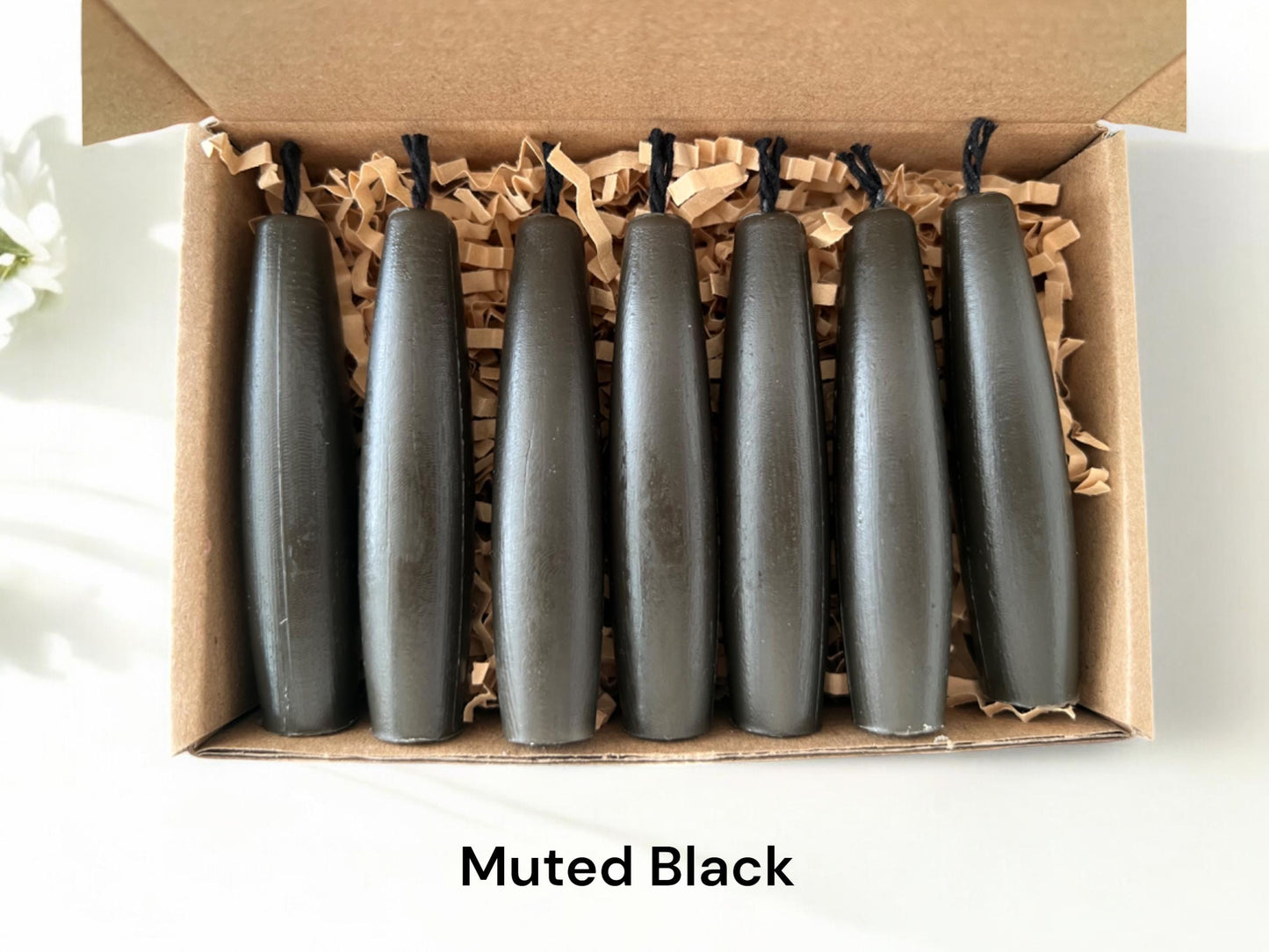 A Week of Harmony - Set of 7 Beeswax Candles 3"