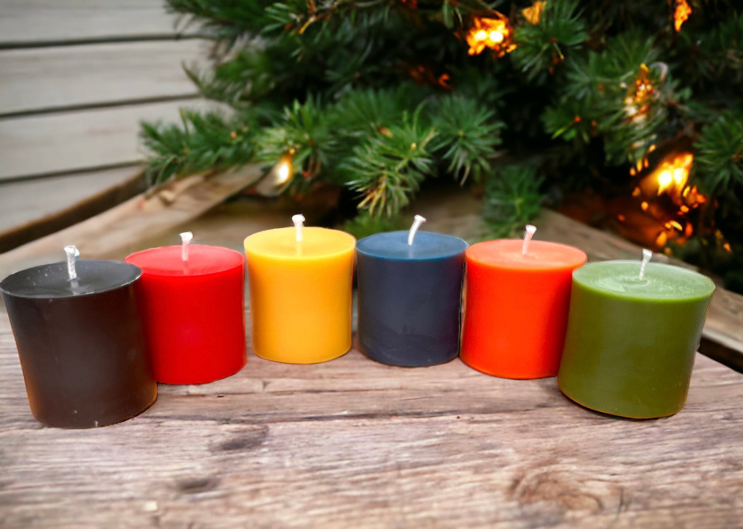 Classic Beeswax Pillar Candles – 3" Diameter, Multiple Sizes & Colors