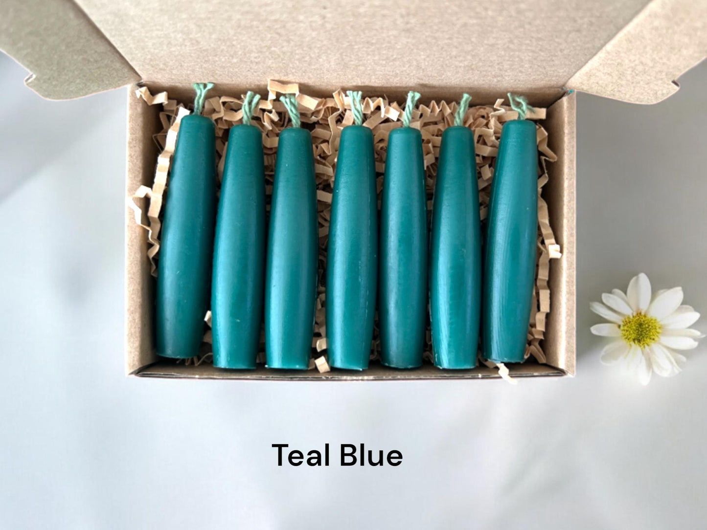 A Week of Harmony - Set of 7 Beeswax Candles 3"