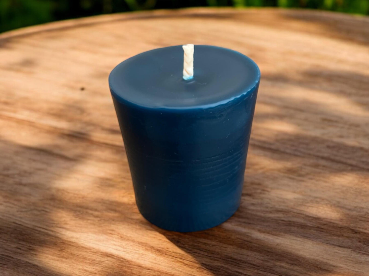 Set of 6 Beeswax Votive Candles - 1.75" x 1.75"