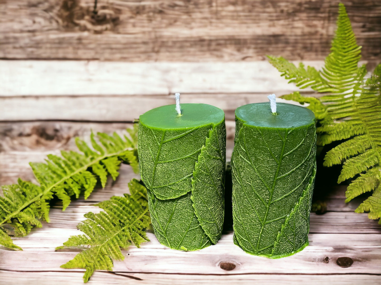 Eco Glow Geen Harmony Beeswax Candle 4" x 2"