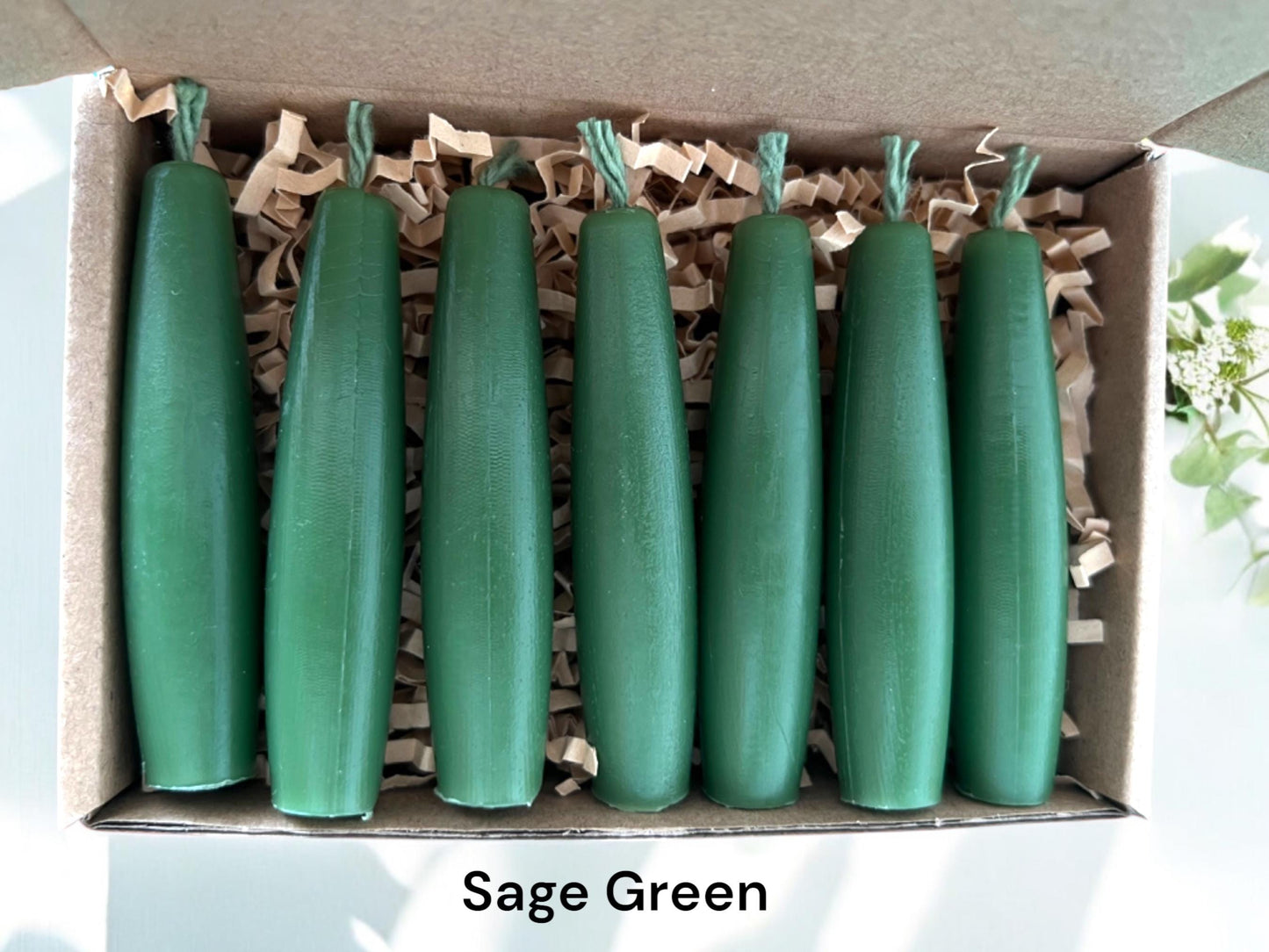 A Week of Harmony - Set of 7 Beeswax Candles 3"