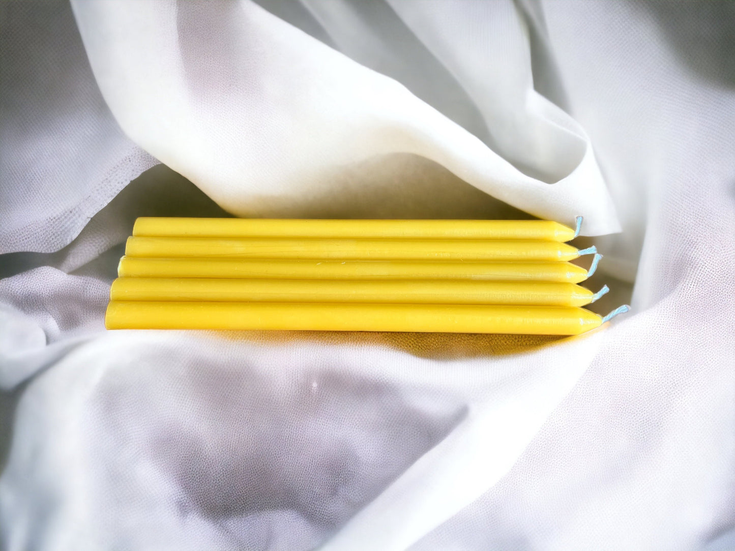 Tall Beeswax Taper Candles – 7.5 in x 12 mm