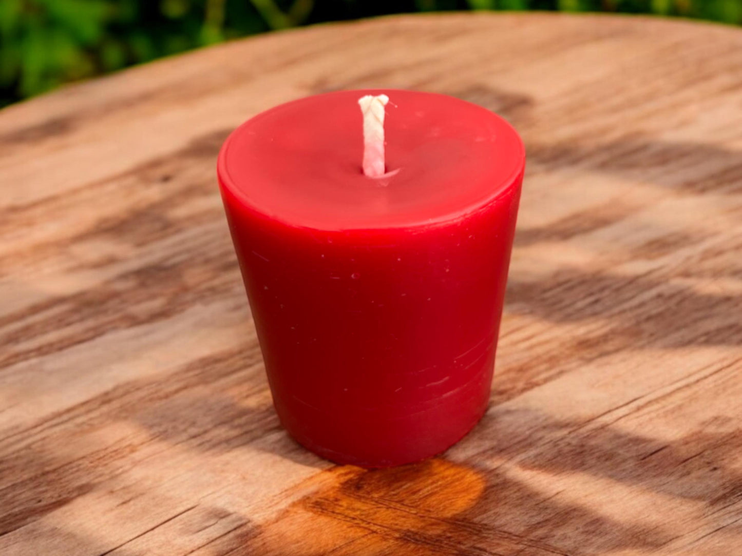 Set of 6 Beeswax Votive Candles - 1.75" x 1.75"